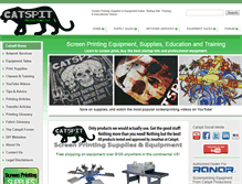 Tablet Screenshot of catspitproductionsllc.com
